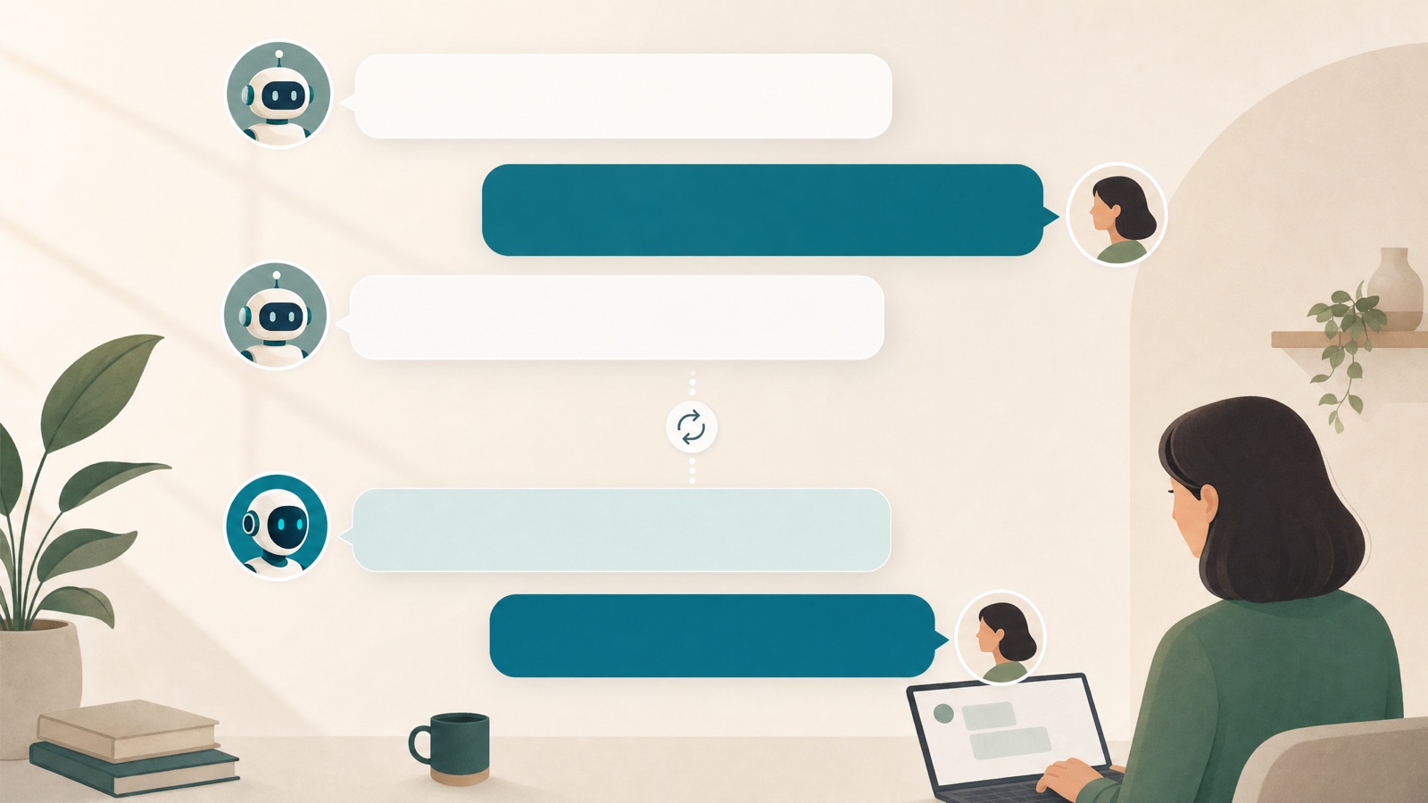 A chat window mid-conversation with the model selector open, earlier messages and an attached file still visible behind it